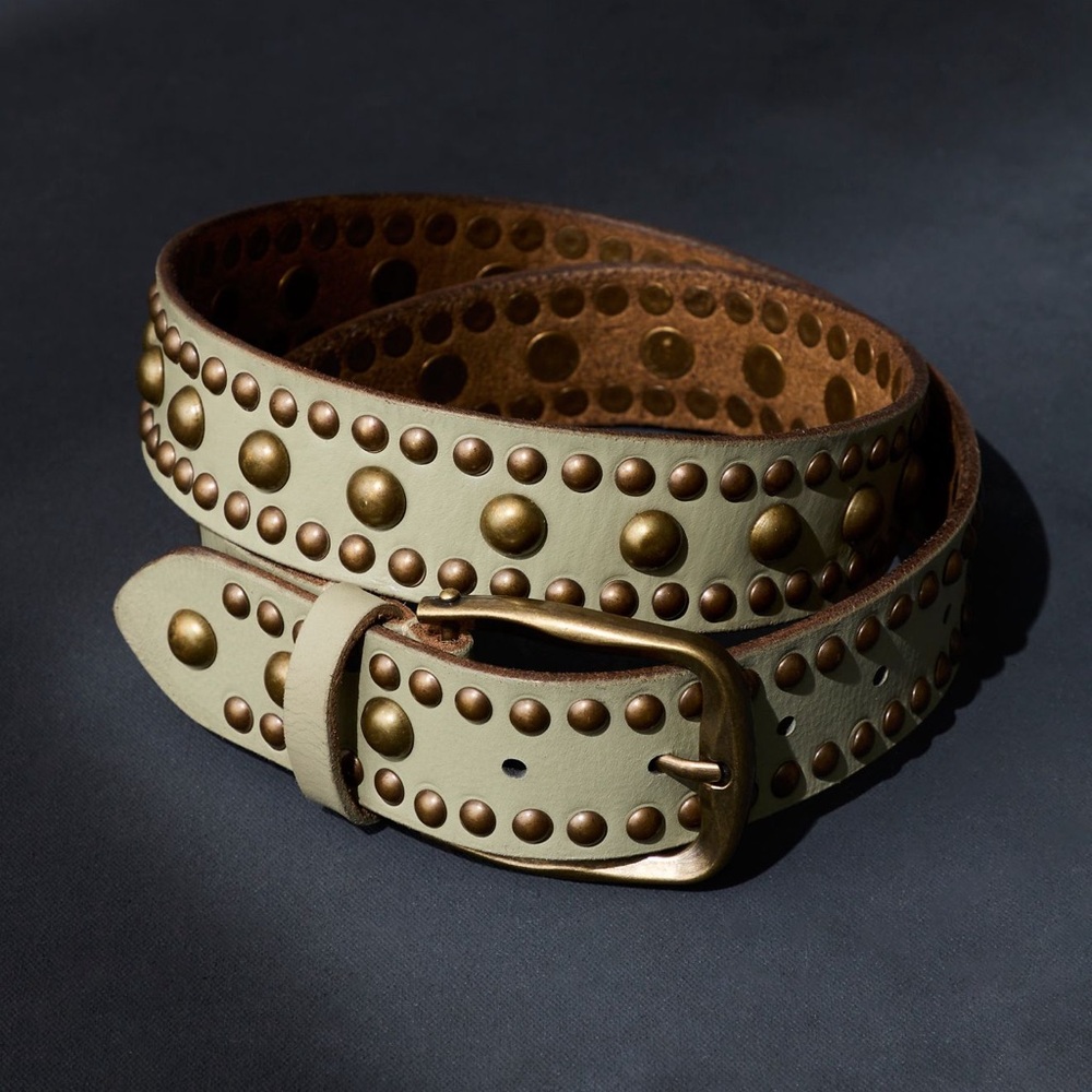 NWT We the Free Sola Stud Belt in Matcha - Sz S/M - Picture 2 of 9